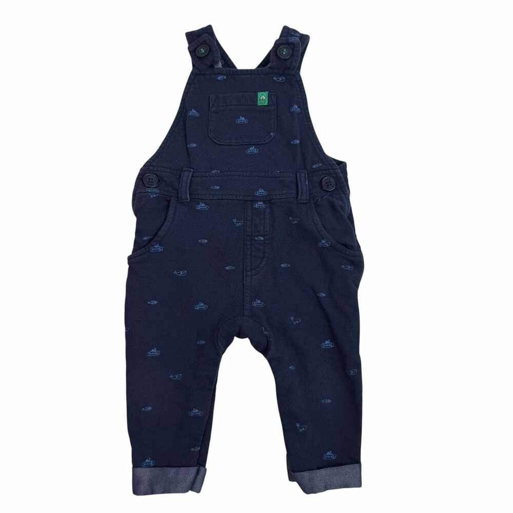 Jasper Conran 3-6 months navy overalls dungarees